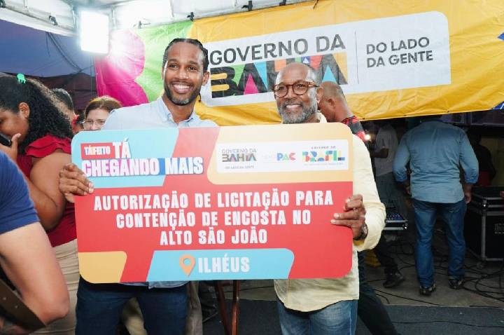 Assim como Novo PAC, emendas de Bebeto Galvão contemplaram altos e áreas de risco em Ilhéus