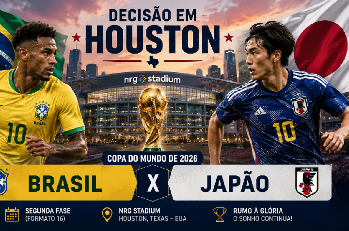 Brasil Enfrenta o Japão na Segunda Fase da Copa do Mundo de 2026