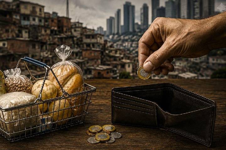 Conta que não fecha: Salário mínimo de R$ 1.621 é insuficiente para garantir vida digna em todo o Brasil, aponta Cebrap.