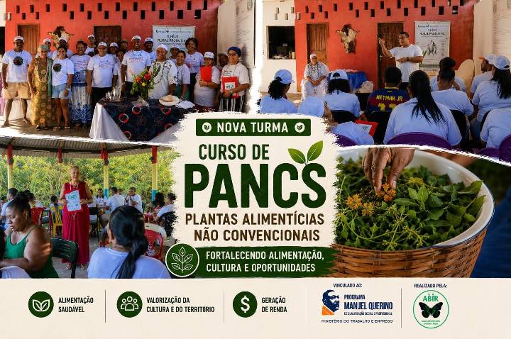 Nova turma de PANCs inicia atividades no Couto, fortalecendo alimentação, cultura e oportunidades