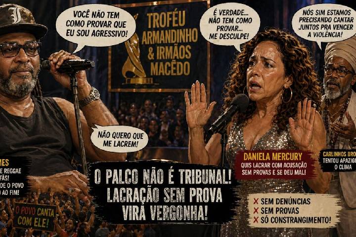 O OPORTUNISMO DESELEGANTE DE DANIELA MERCURY E A MAJESTADE INABALÁVEL DE EDSON GOMES