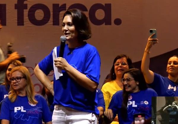 Em defesa dos valores cristãos, Michelle crítica indicação de Dino ao STF