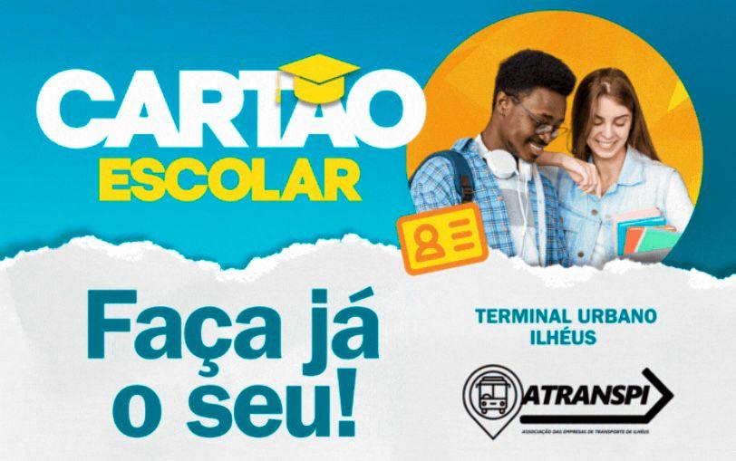 “ATRANSPI convoca estudantes para renovação do Cartão Estudantil em Ilhéus