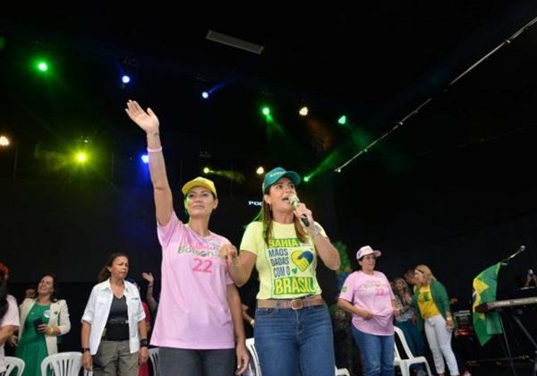 Michelle Bolsonaro desembarca na Bahia no dia 9 com a Caravana do PL Mulher