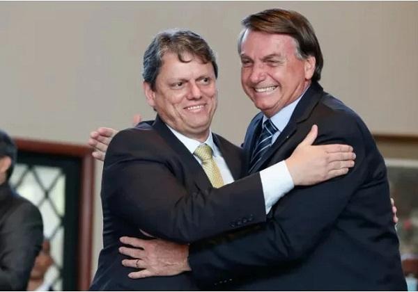 Jair Bolsonaro e Tarcísio de Freitas fecham acordo para eleição de 2026