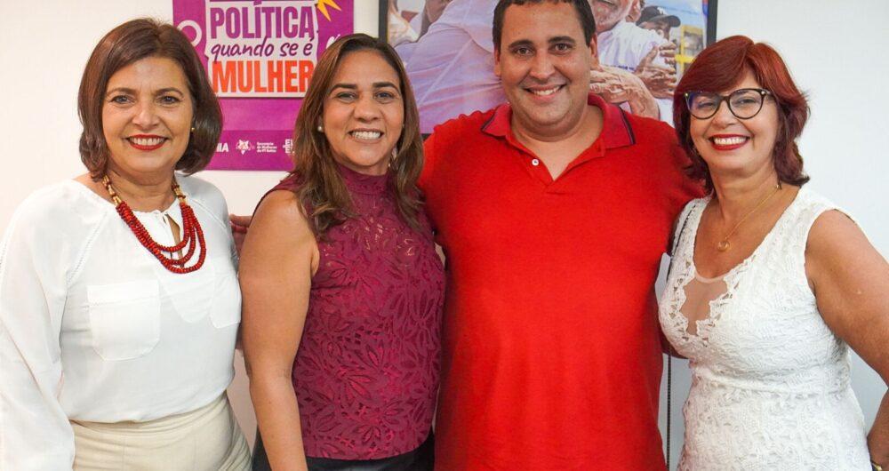 Secretárias Adélia Pinheiro (Educação) e Roberta Santana (Saúde) se filiam ao PT