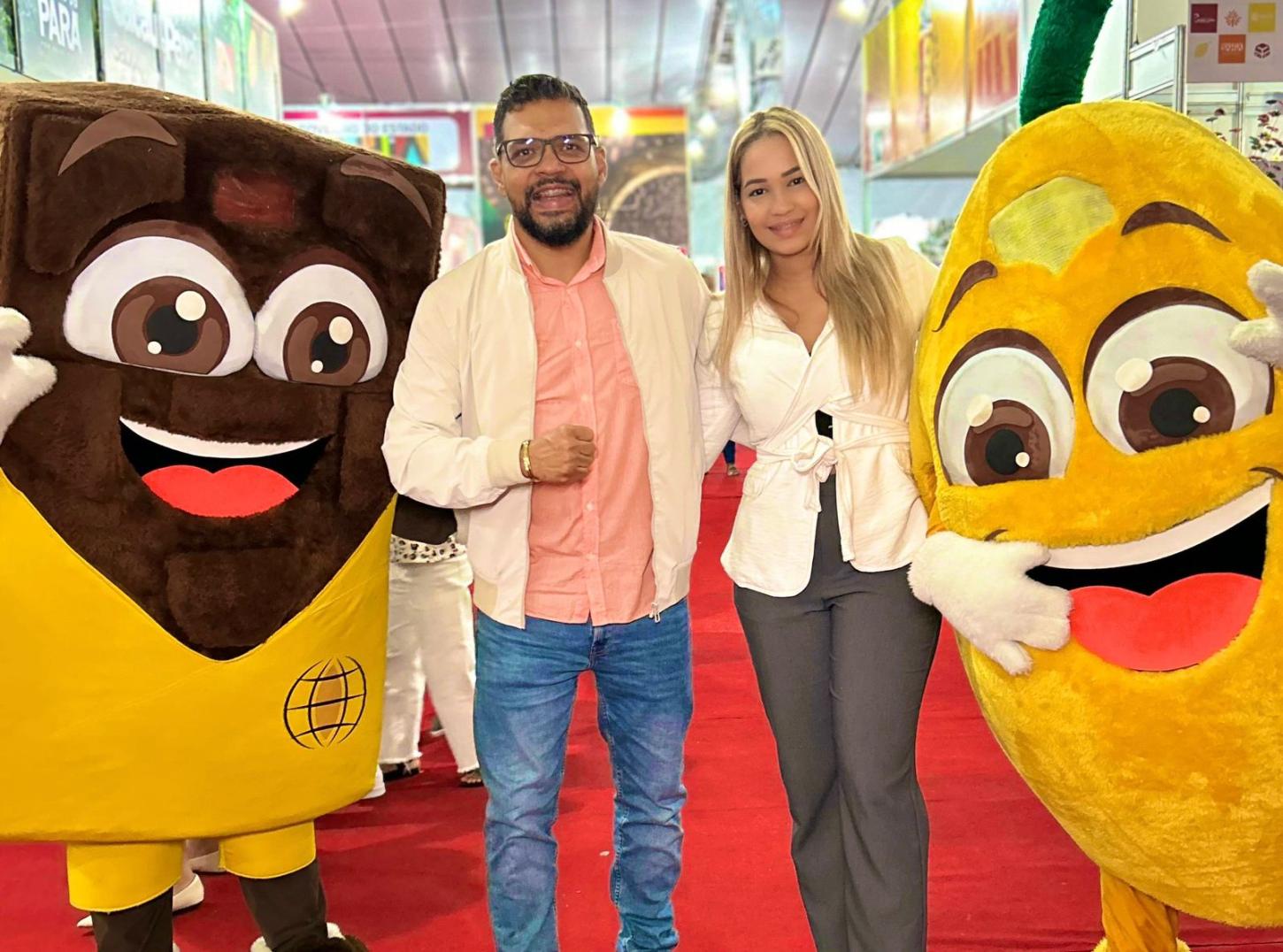 Festival Internacional do Chocolate é celebrado pelo casal Jerbinho e Jeniffer Moraes