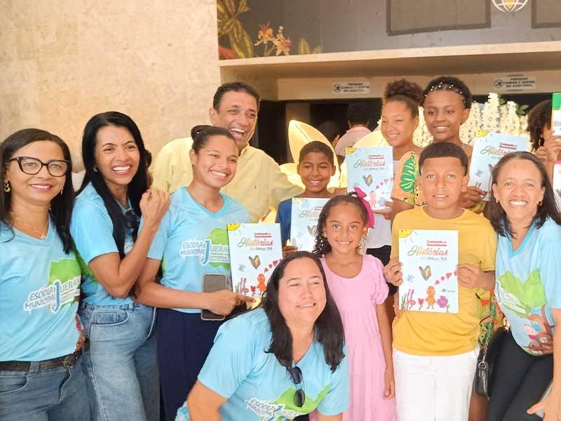 Governo Marão é pioneiro, ao incentivar a produção de livros pelos alunos da Rede Municipal de Ensino, com o projeto Nas Ondas da Leitura
