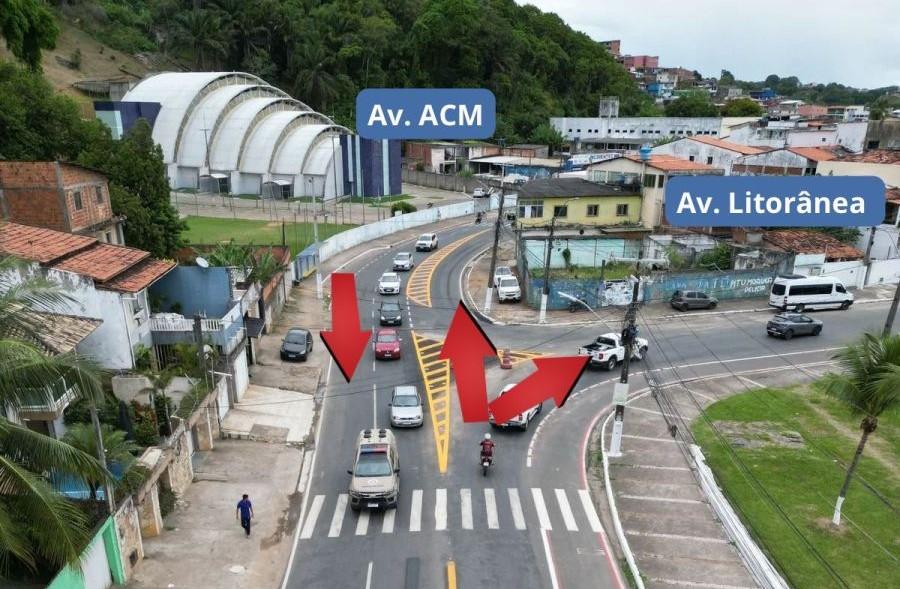 SUTRAM Implementa Novas Medidas na Avenida ACM para Melhorar o Trânsito em Horários de Pico