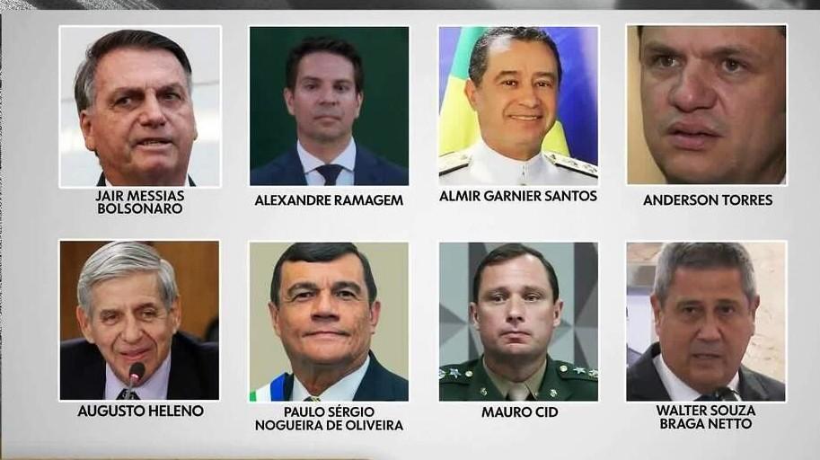 STF torna Bolsonaro e 7 aliados réus por tentativa de golpe