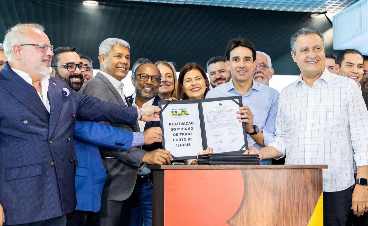 BEBETO DIZ QUE REATIVAÇÃO DO MOINHO DEMONSTRA ATENÇÃO DO GOVERNO LULA À REGIÃO SUL DA BAHIA