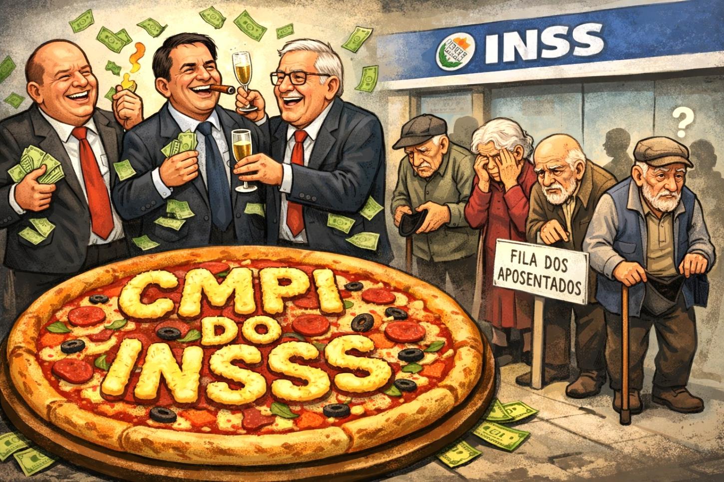 A CPMI do INSS e o roubo dos aposentados: A investigação vai mesmo acabar em pizza?