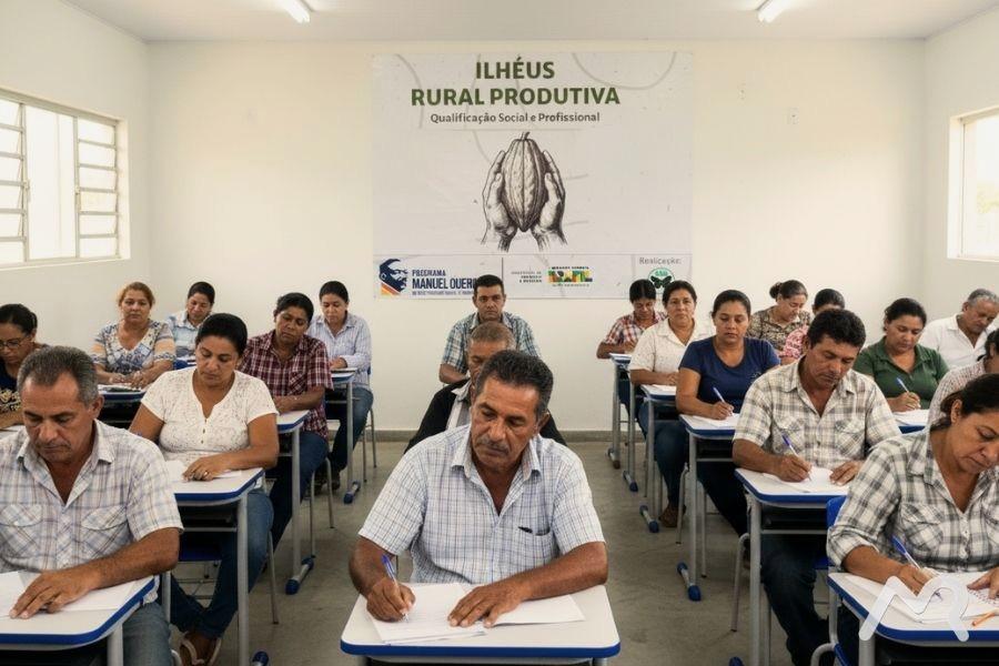 Manuel Querino chega na Zona Rural de Ilhéus, com ofertas de cursos que podem ampliar a renda dos participantes