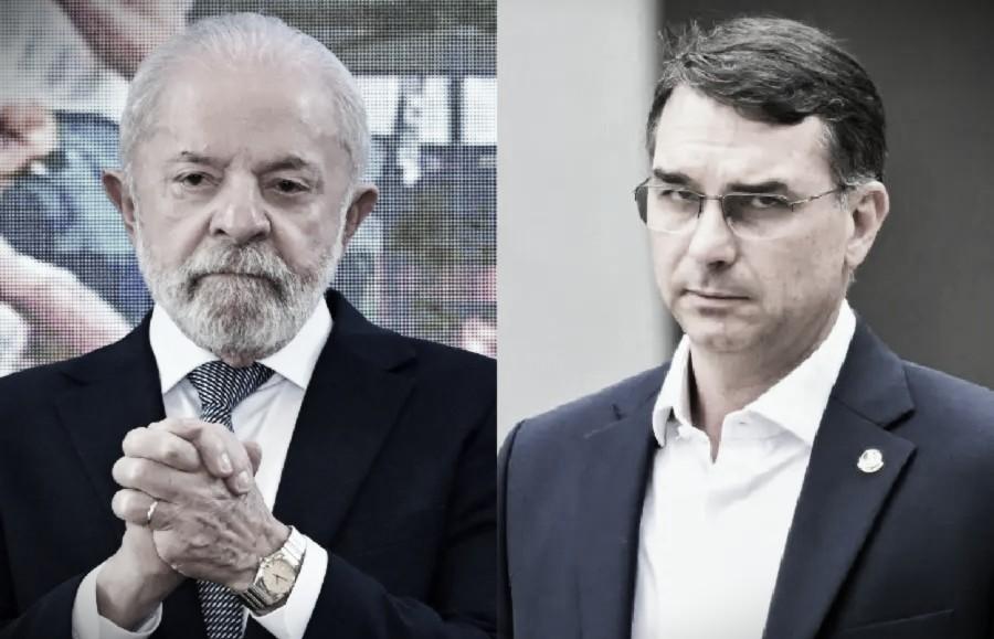 Rejeição em alta: Lula e Flávio Bolsonaro dividem o topo do 
