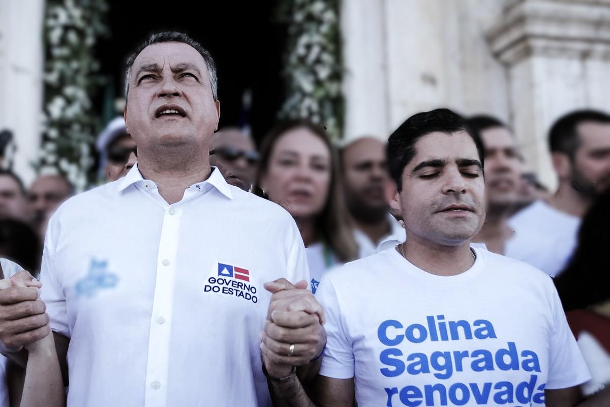 Guerra de narrativas na Bahia: Rui Costa usa arquivo contra ACM Neto e sobe o tom nas redes.