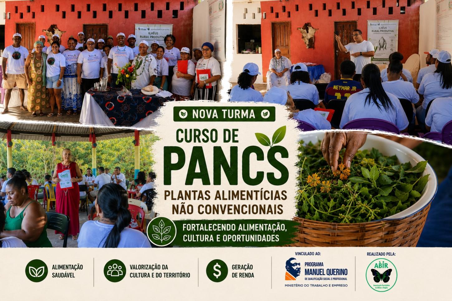 Nova turma de PANCs inicia atividades no Couto, fortalecendo alimentação, cultura e oportunidades