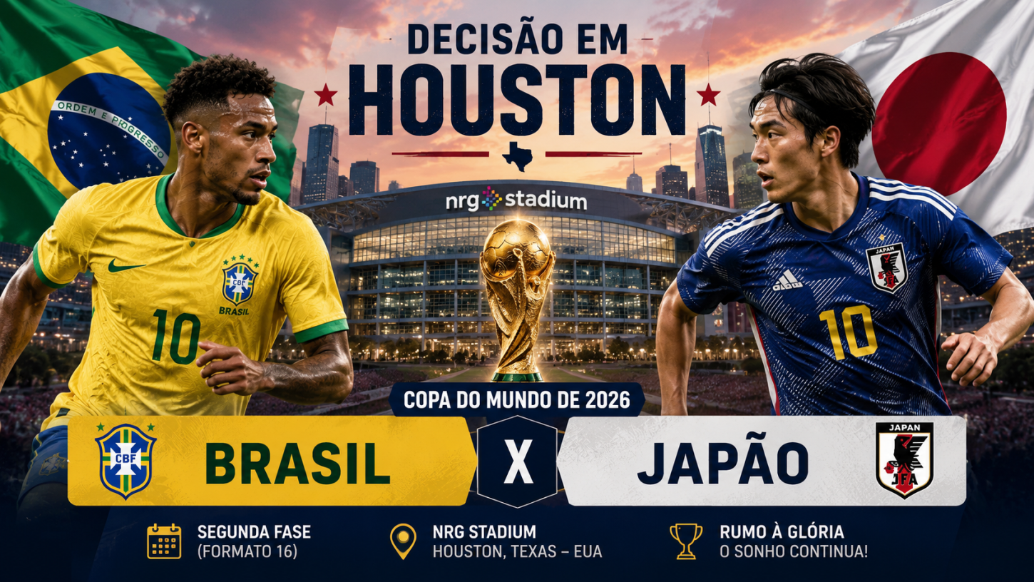 Brasil Enfrenta o Japão na Segunda Fase da Copa do Mundo de 2026