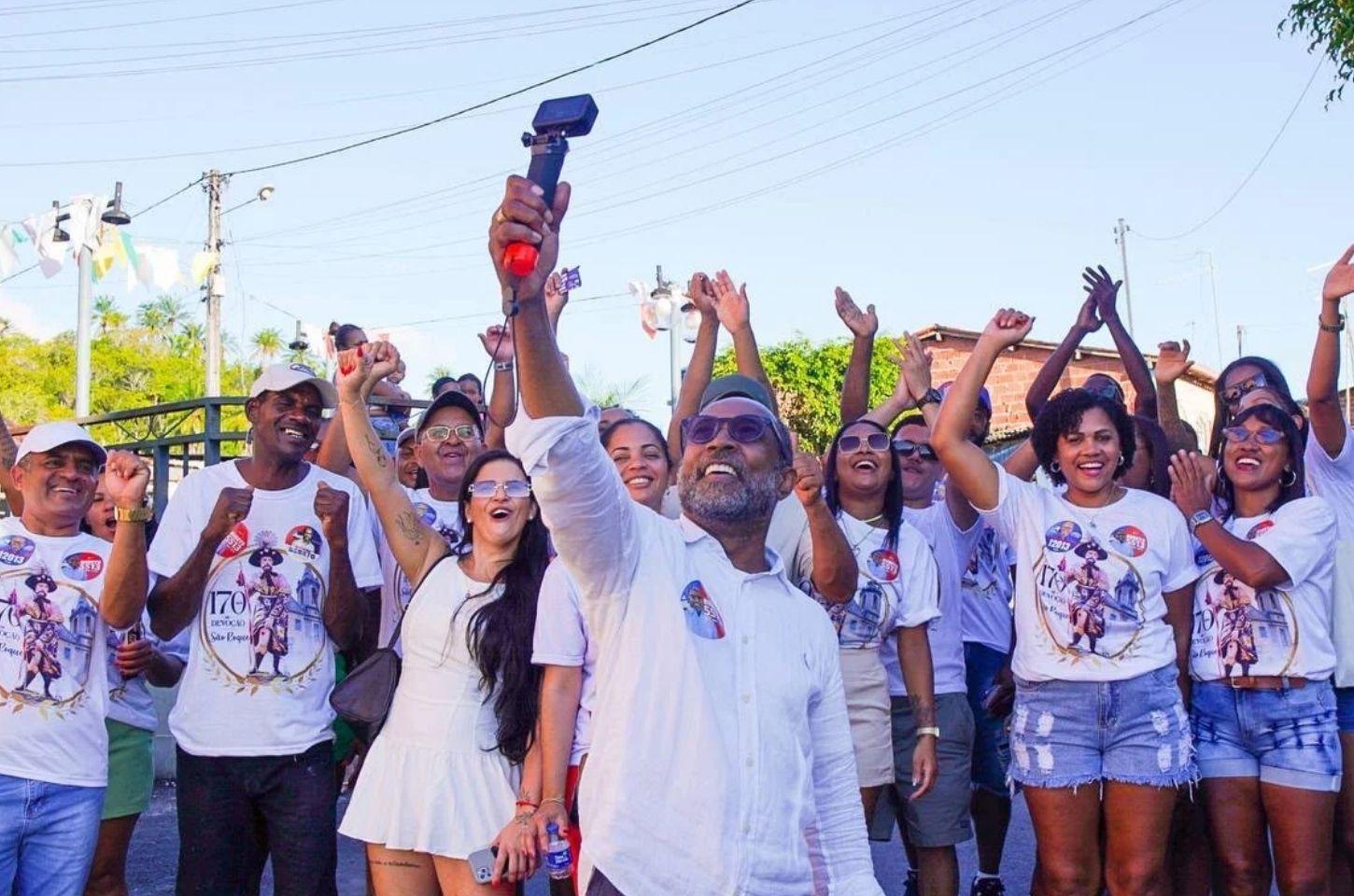 Bebeto leva campanha às ruas de Ilhéus neste sábado (22)