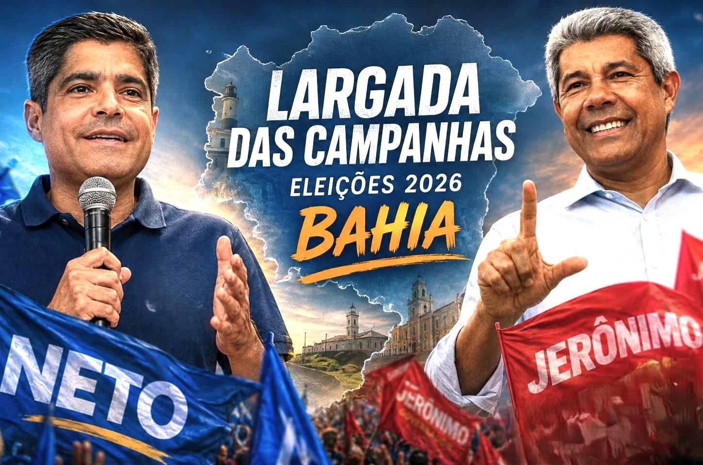 Eleições 2026: Jerônimo Rodrigues e ACM Neto Definem Agendas para o Início Oficial da Campanha 