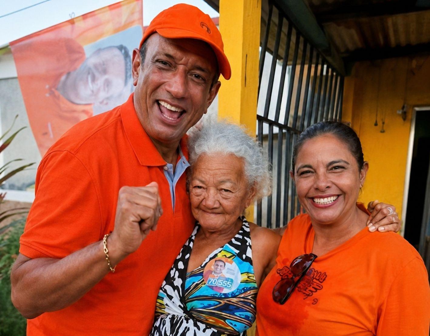Marão visita Alto da Legião e é recebido com festa e carinho pelos moradores
