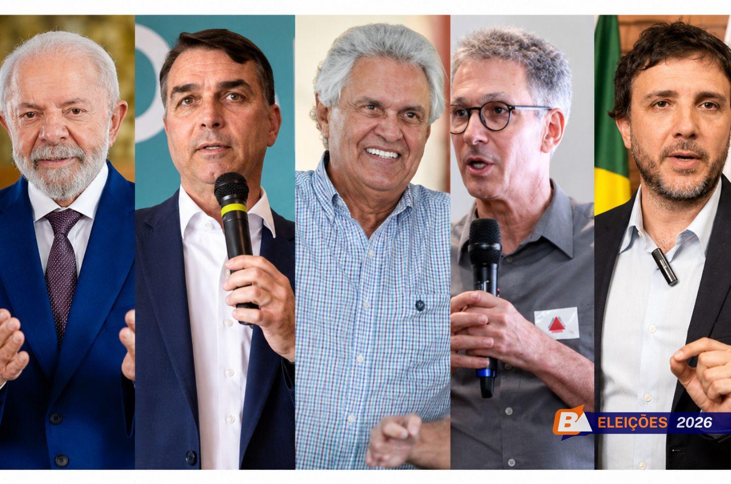 Tempo de TV nas Eleições 2026: Lula terá 1 Minuto a mais que Flávio Bolsonaro