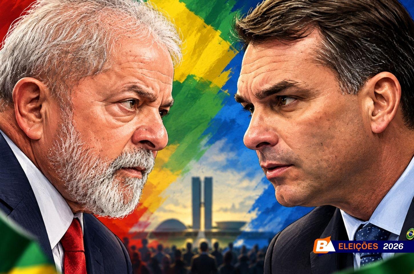 Pesquisa AtlasIntel: Lula e Flávio Bolsonaro Mantêm Disputa Acirrada e Empatam no Segundo Turno