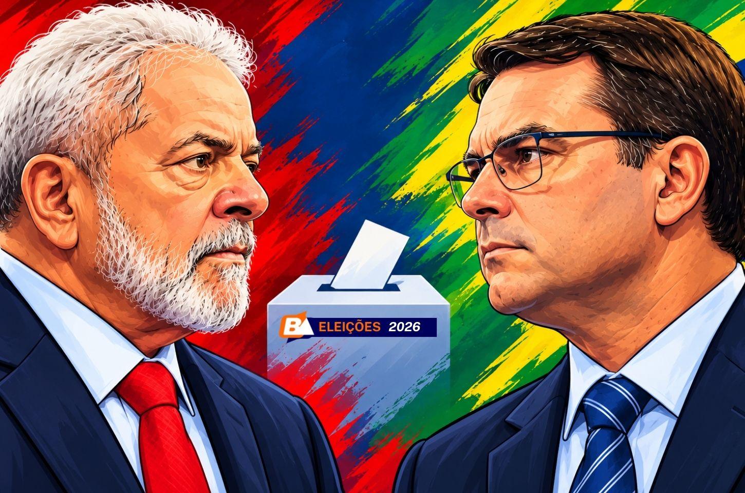 PRIMEIRA PESQUISA DO 2º TURNO MOSTRA FLÁVIO COM 53% CONTRA 47% DE LULA