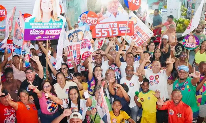 Bebeto faz corpo a corpo no Lobato e reforça compromisso com comunidades de Salvador