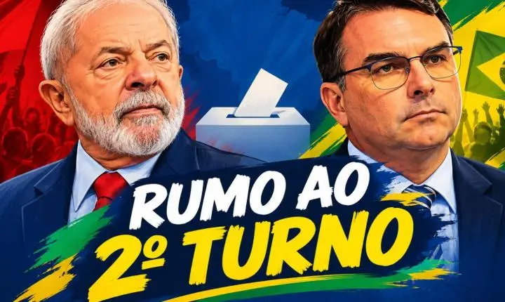 FLÁVIO BOLSONARO LARGA NA FRENTE, MAS LULA FORÇA SEGUNDO TURNO EM DISPUTA ACIRRADA